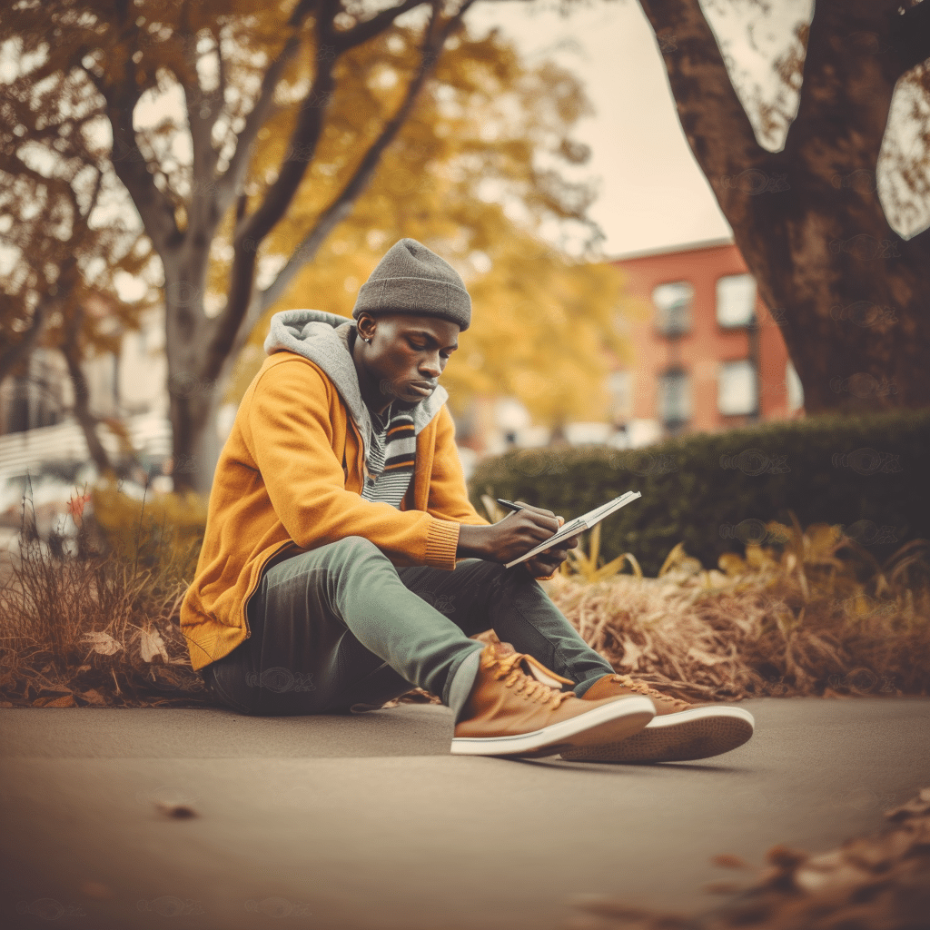 writing under a tree mental health assignment