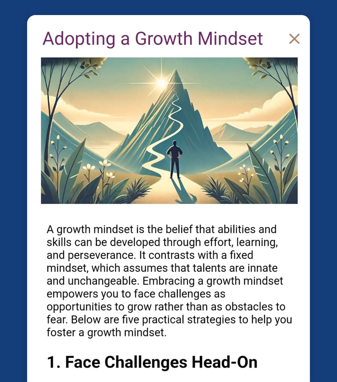 Adopting a growth mindset featured image