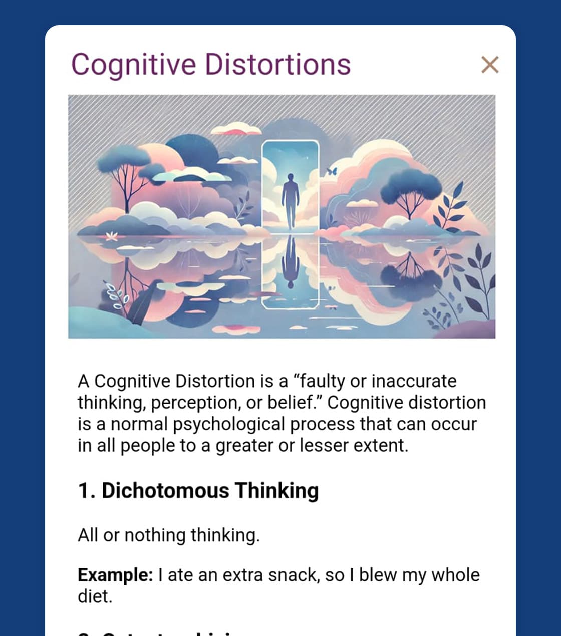 featured image of cognitive distortions