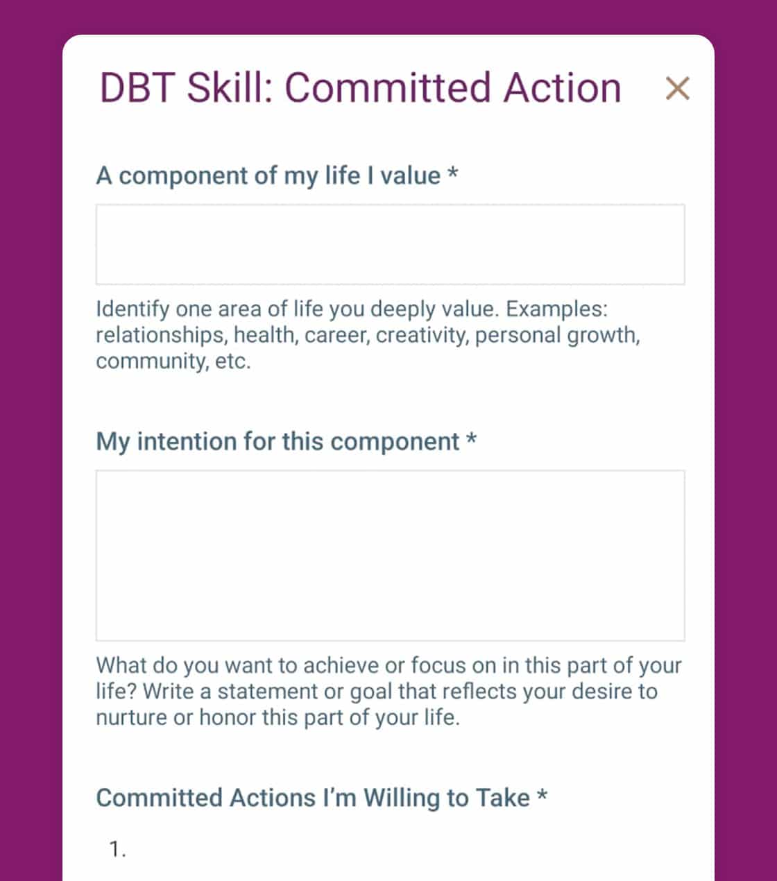 DBT skill - committed action featured image