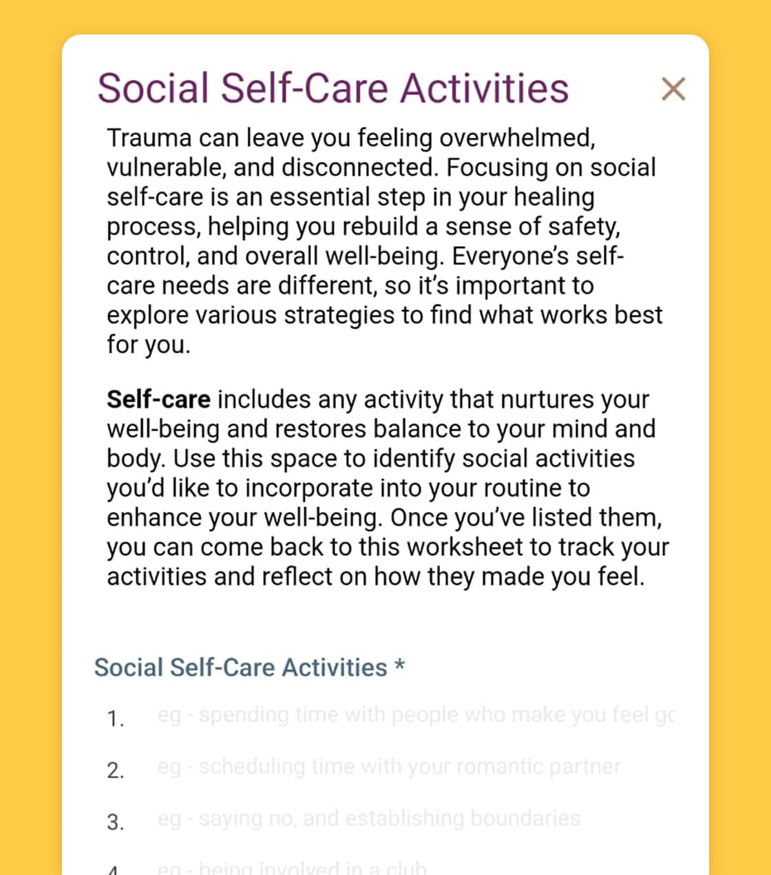 social self care featured image