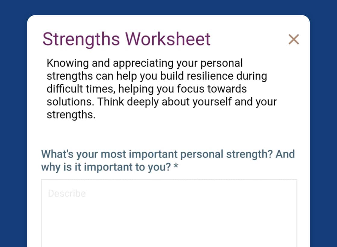 Clients reflect on their strengths to build resilience and confidence featured image from mobile